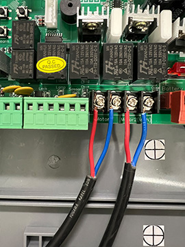 E8 Actuator arm wiring