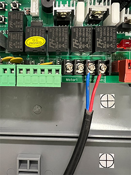 E8 Actuator arm wiring