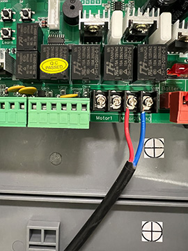 E8 Actuator arm wiring