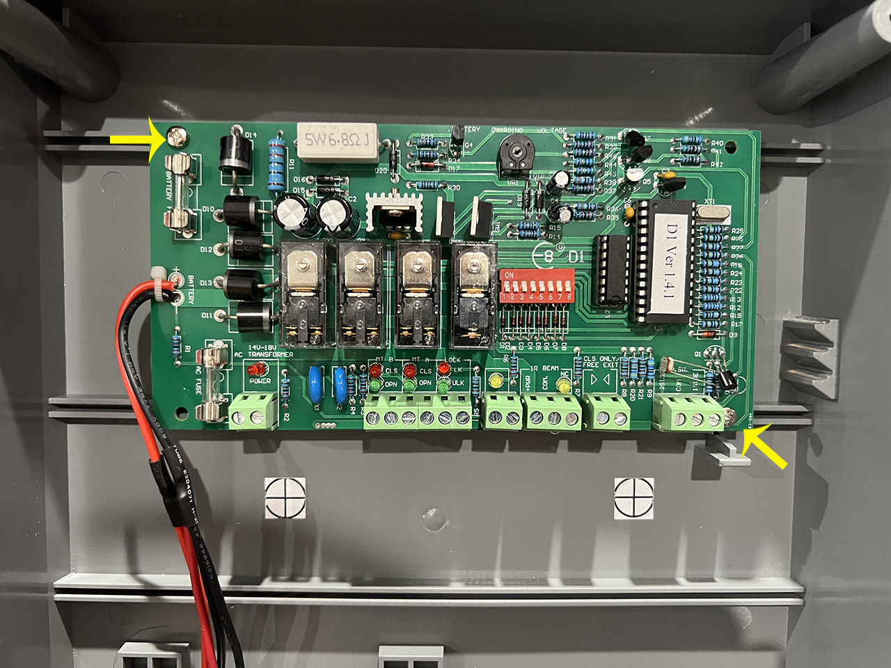 E8 D1 control board