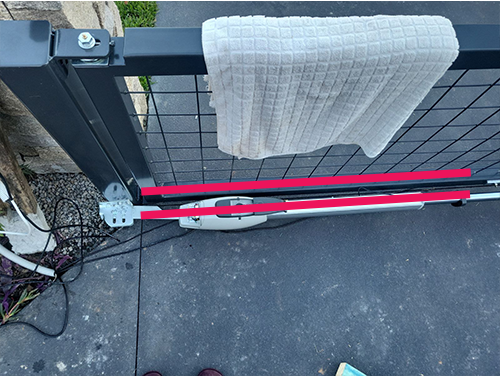 TMT 400LLS push to open bracket setup