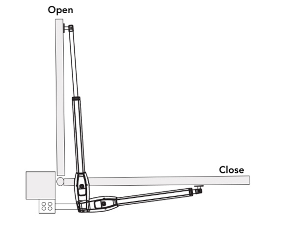 TMT 400LLS push to open bracket setup