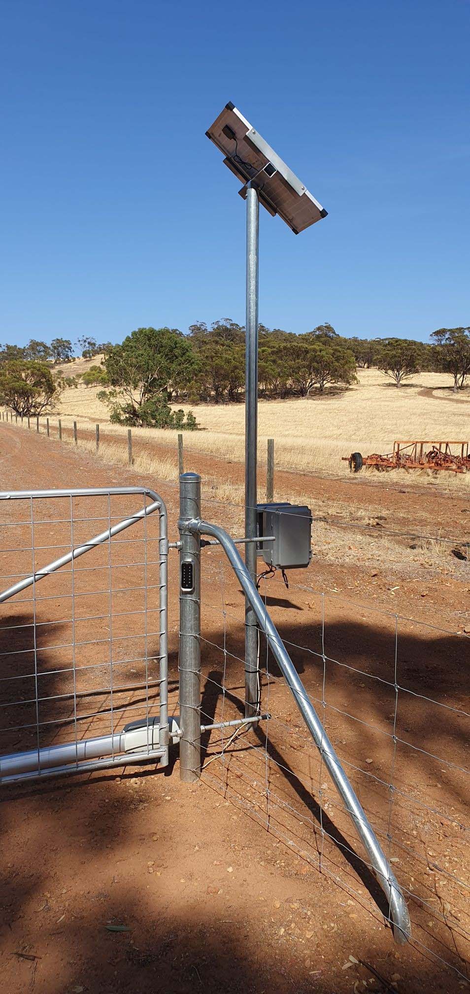 solar gate opener