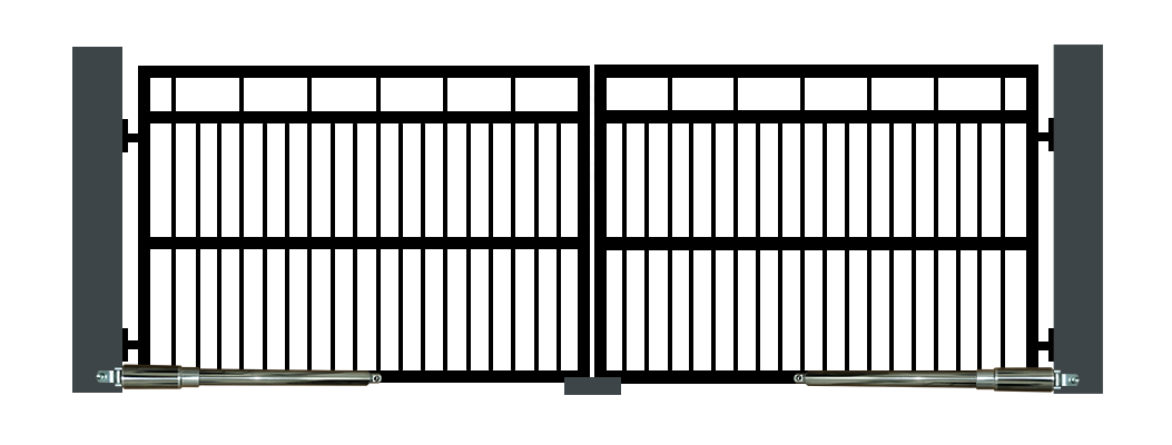 e8 actuator arm placement double gates
