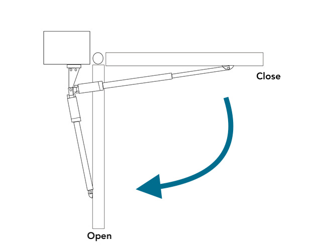 e8 pull to open setup