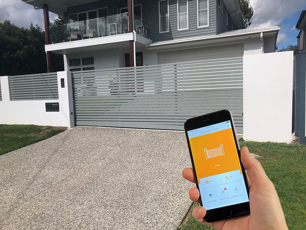 4G GSM Gate Opener suits 12/24v gate automation systems