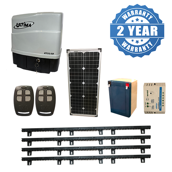 Ultima RT auto gate opener, slide gate, solar slide gate, automatic sliding gate, driveway sliding gate