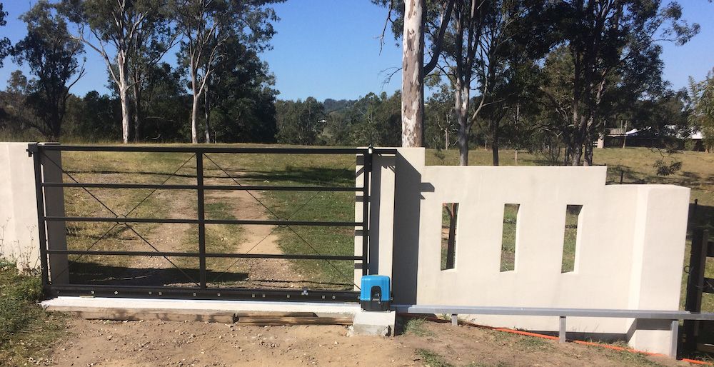 sliding gate track