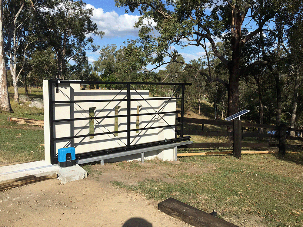 sliding gate bridge to suit steep driveway fall, sliding gate, driveway gate, front gate, driveway gates brisbane